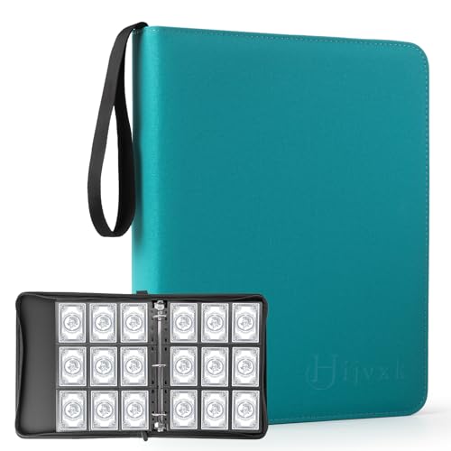 Trading Card Binder, Premium 9 Pocket Double Sided 720 Pocket