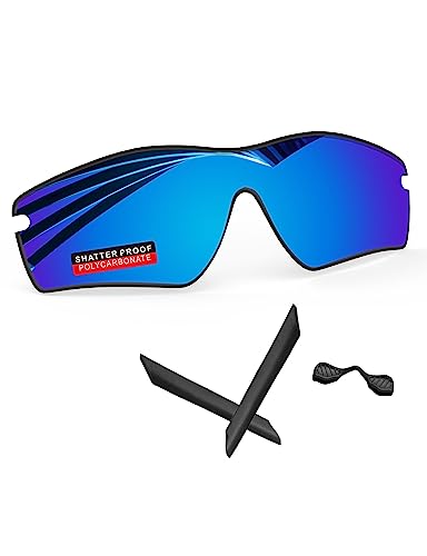 Image of PRO+ Polycarbonate Replacement Lenses & Rubber Kits for Oakley RadarLock Series Sunglasses
