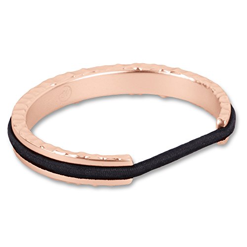 Hair Tie Bracelet - Artisan by Maria Shireen - Matte Finish Aluminum - Rose Gold