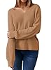 Womens Pullover Sweaters Casual Long Sleeve V Neck... #2