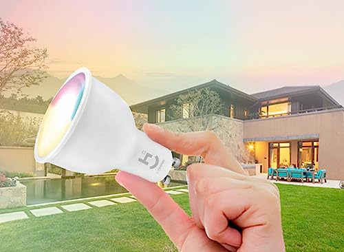 Hi by Geonav Lâmpada Inteligente Led 5W, Wi-Fi, Dicróica, Branco Frio/Quente/RGBW 16 milhões de core