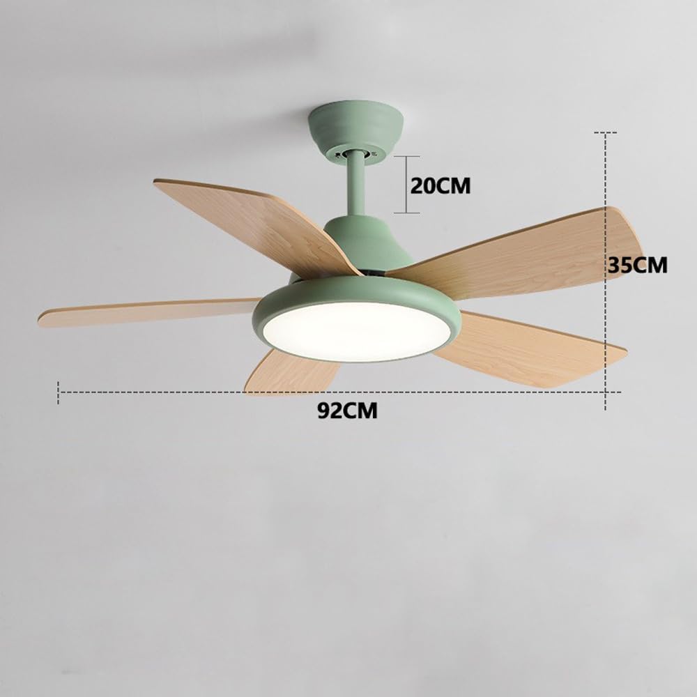 Ceiling Fans with Lights Modern Flush Mount Ceiling Fan with Lamps LED Low Profile Ceiling Fan with 6 Speeds 5 Reversible Colorful Blades Ceiling Fan with Light for Indoor/Outdoor Farmhouse