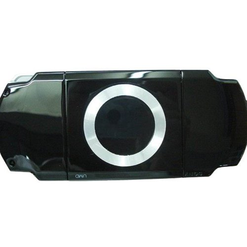 OSTENT Kompletna Obudowa Naprawcza Mod Case + Wymiana Przycisków do konsoli Sony PSP Serii 1000 Kolor Czarny
