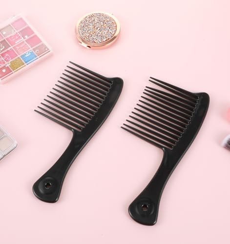 Peines de dientes anchos para cabello rizado, 2 piezas miniatura 7