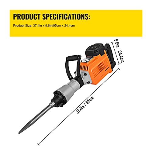 Druckluftwerkzeug Lufthammer Abbruch-Jack-Hammer Multifunktionaler Bohrhammer 1500 W 2200 W 3600 W Jack Hammer… – Bild 3