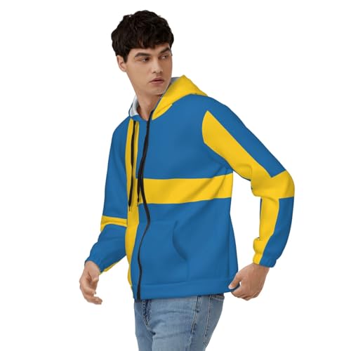Sweat à capuche zippé confortable pour affronter le vent