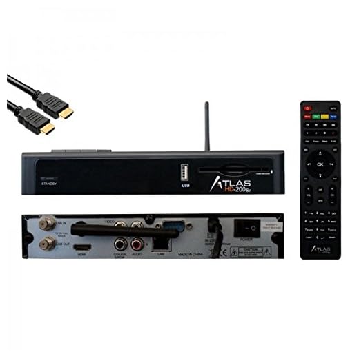 Cristor Atlas HD 200SE receptor satélite WiFi Doble Tuner