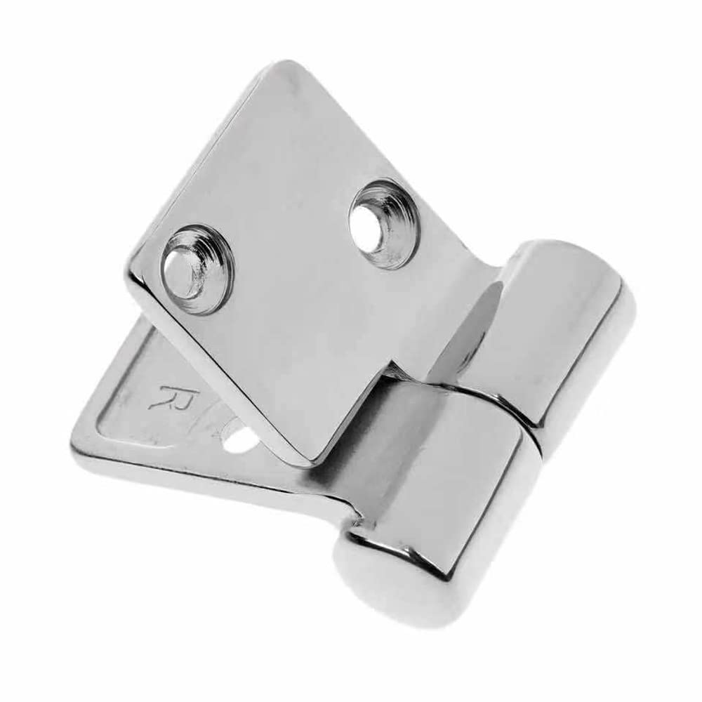 2X ZONADAH 316 Marine Stainless Steel Cast Hinges 90mm x 37mm Door Hinges for Fishing Boat Yacht Motorhome Folding Table Cabinet Wardrobe - Image 2