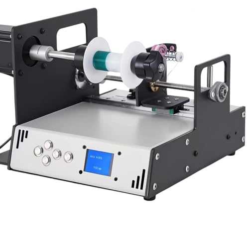 PakaLife Automatic Coil Winding,900RPM Coil Winder Machine with Auto-Wire Alignment Compatible with 18-46AWG Wire,Filament Spool,Ideal For Tool Lines，Coils and Silk Threads