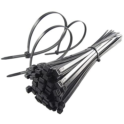 Kuber-Industries-200-MM-Self-Locking-Cable-TiesHeavy-Duty-Nylon-Zip-TiesWire-With-49-Pounds-Pack-of-100-Black