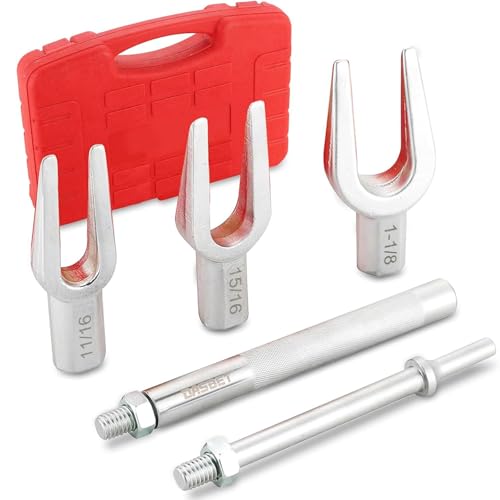 DASBET 5 pièces Kit de Fourche d'extraction de Joint à rotule, Séparateur de Joint à rotule, Extracteur de tête de Tige de Liaison
