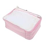 Amosfun Tragbare Lunch-Tasche mit rosa Pailletten, für Wärmeerhaltung...