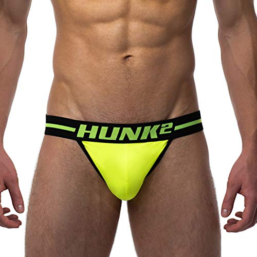 Hunk2 Men's Jockstraps - Quality Men Jock Strap - Bike, Gym, Athletic Raggiante² XL