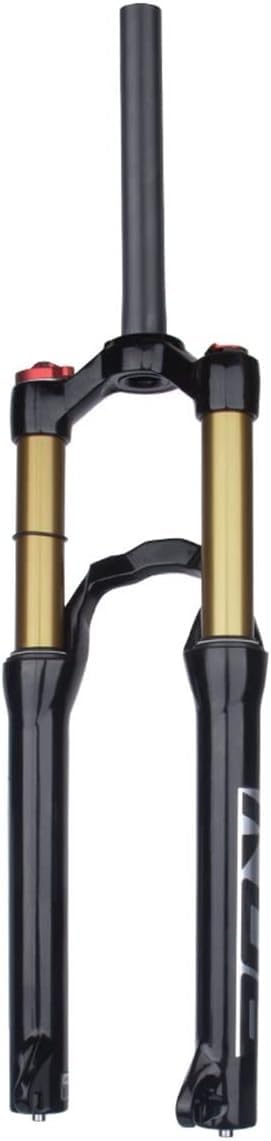 WIQUYBML MTB Bicycle Suspension Fork 24in Mountain Bike Air Pressure Shock Absorber 110mm Magnesium Alloy Front Manual,24in QR