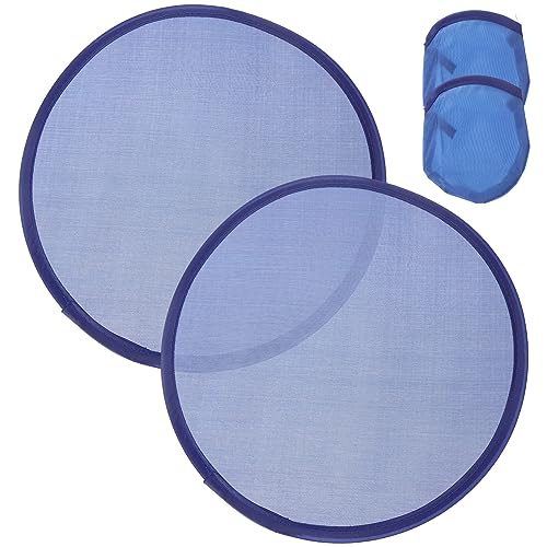 HOMSFOU Hand Held Fan Folding Round Fan Lightweight Compact Foldable Paper for Summer Wedding Festival Decoration