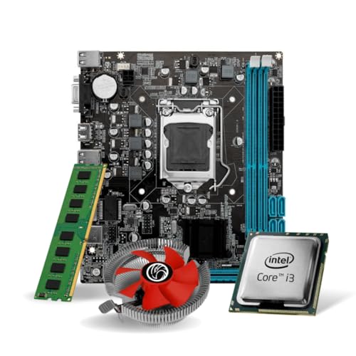 KIT UPGRADE INTEL CORE I3 2100 + PLACA MÃE H61 LGA1155 + 8GB RAM DDR3