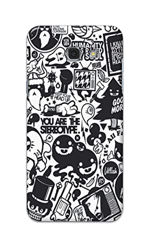 Image of Printed Hard Back Cover Case for Samsung Galaxy A7 2017 Back Cover (Mixed Cartoon) -1302