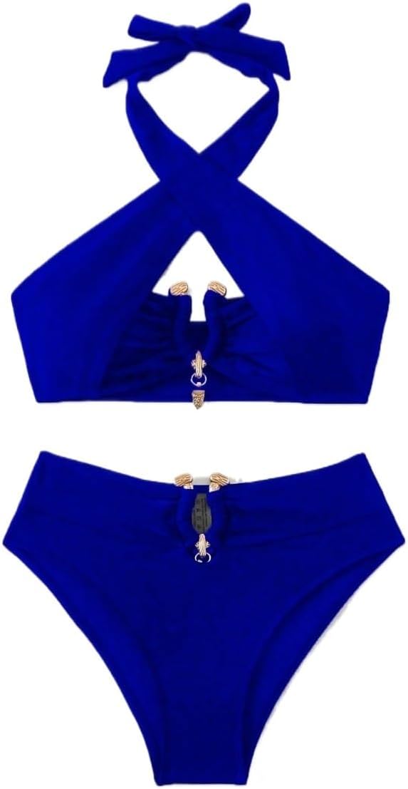 Sexy Solid Summer Beach Bikini Set Bikini Set Swimsuit
