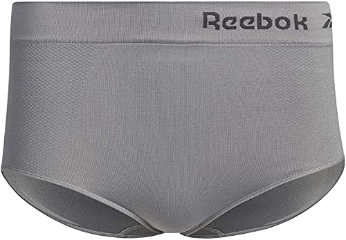 Reebok Women’s Underwear – Seamless High Waist Brief Panties (10 Pack), Size Small, Black/Grey/Pink #TOP4