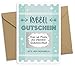 Produktbild KuschelICH Rubbelkarte zum selber beschriften mit Briefumschlag Gutschein Rubbellos (Gutschein)