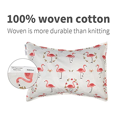 Image of ALVABABY Toddler Pillowcases Cotton Fit 14 inchx 20 inch or 13 inchx 18 inch Kids Pillow