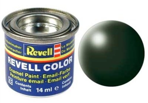 Preisvergleich Produktbild 32363 - Revell - dunkelgrün, seidenmatt RAL 6020 - 14ml-Dose