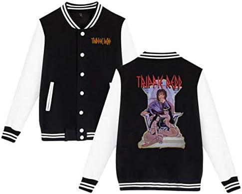 XO The Weeknd Heart Men Women Classic Baseball Uniforms Brushed Keep Warm Jackets Black