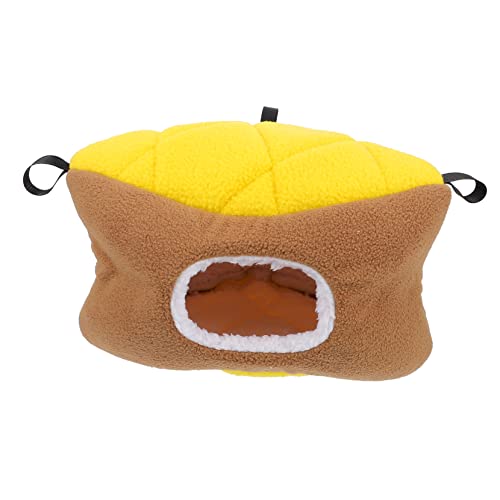 Sosoport Bird Snuggle Hut Nest for Parrots Hamsters Small Pets Warm Cozy Sleeping Bed Winter Warmth Easy to Animal Hammock for