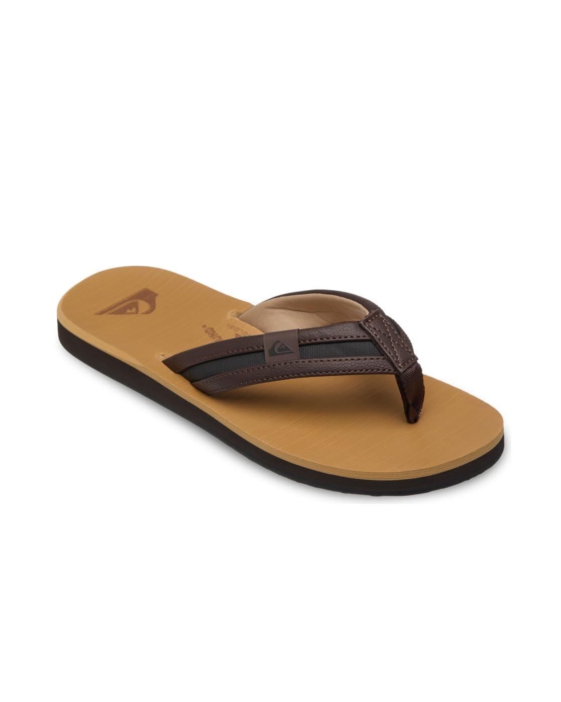 Quiksilver Men's Carver Squish 26. Sandal, Sand Dk Chocolate, 10.5 UK