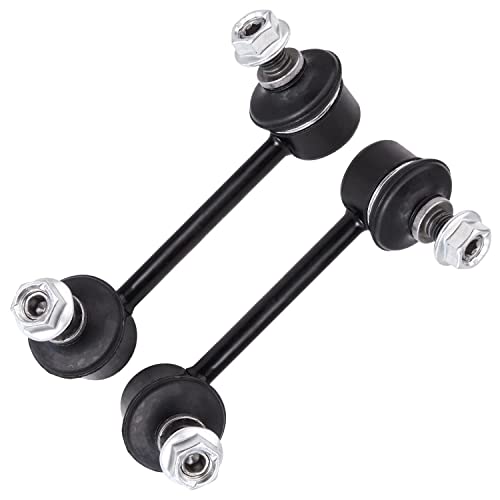 Image of Detroit Axle - Rear Shock Absorbers Sway Bars for 2001-2005 Toyota RAV4 2002 2003 2004, 2 Shock Absorbers, 2 Sway Bar Links Replacement