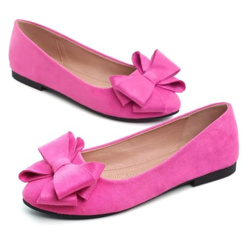 Image of TN TANGNEST Women Fashion Bowknot Flats Comfort Pointed Toe Dress Shoes