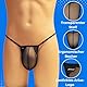 ARIUS Sexy Herren Tanga mit Schwarzer Transparenter Farbe - sexy unterwäsche für Mann - männertanga - Herren Dessous erotisch - Made in Europe (M, Farbe) 1 Einheit, regulär