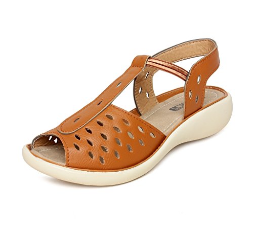 Image of Vendoz womens Tan Fashion Sandals