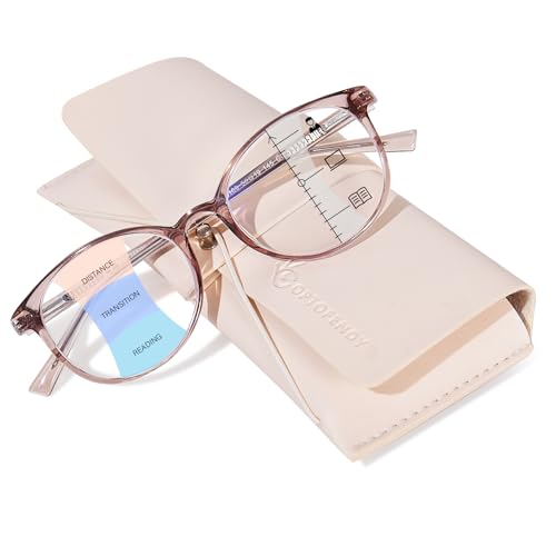Image of Progressive Multifocal Reading Glasses for Women Men, TR90 Fashion Blue Light Computer Readers