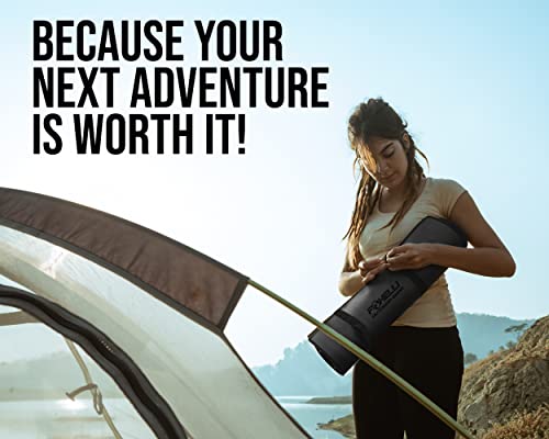 Foxelli Sleeping Pad for Camping - Self Inflating Ultra Thick 2.75" Insulated Foam Sleeping Mat with Pillow, Inflatable Camp Mattress for Hiking, Backpacking, Travel - Thumbnail 6