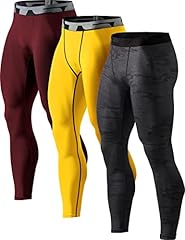 3pack Cool Dry Camo Black/ Yellow/ Brick