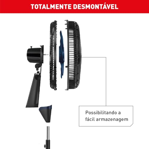 Ventilador de Coluna Desmontável Arno Xtreme Force Breeze 50cm VB52 110V