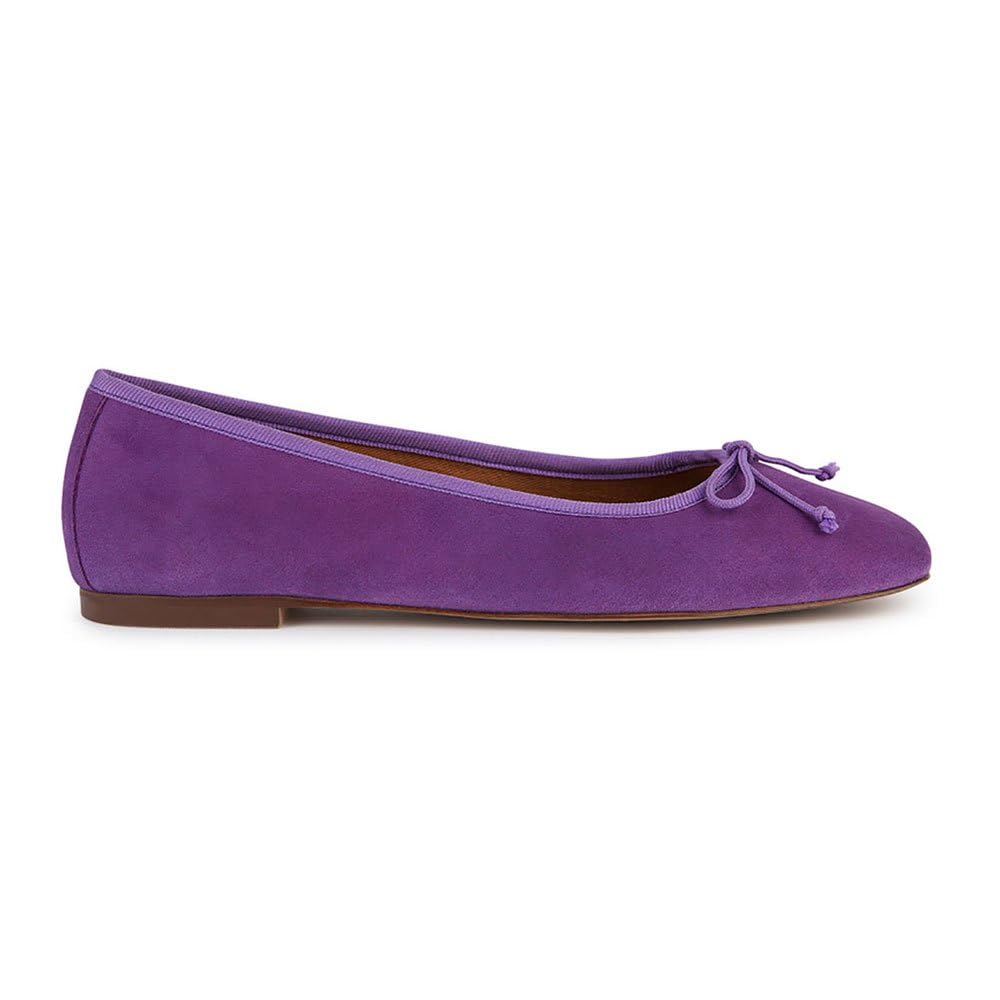 Geox Women's D Marsilea A Ballet Flat, Purple, 2.5 UK
