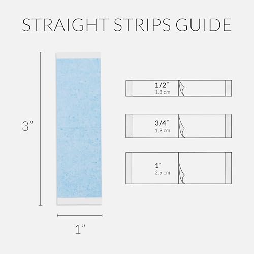 Image of Walker Tape Lace Front Support Tape Strips 1 inch x 3 inch, Double Sided Wig Tape for Lace, Toupees, and in Hair Extensions Human Hair, Hypoallergenic No-Shine Hairpiece Tape for 2-3 Week Wear, 1000 Pieces