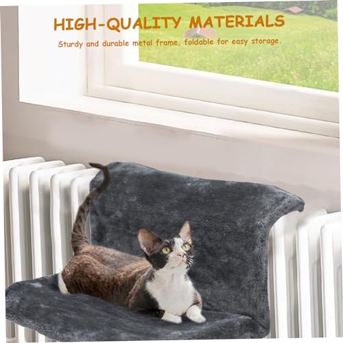Almohadilla de calor de gato con estructura de hamaca colgante estable 4
