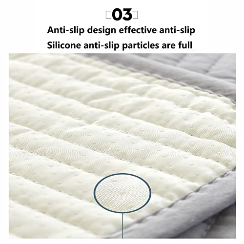 Garnitures de siège de chaise bleu clair avec liens de fixation robustes