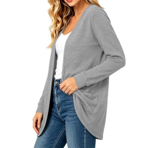 Long Cardigans for Women Cotton Oversized Fall Long Sleeve Cardigans - image 4