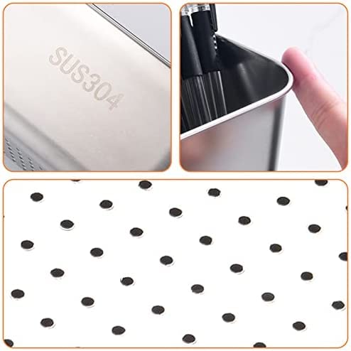Sink Organiser Stainless Steel Sink Strainer Sink Caddy Organiser Spool Stainless Steel Utensils Basket Organiser Sink Strainer Drainer Vegtable/Fruit Kitchen Strainer Tea Strainer (Black) - Image 3