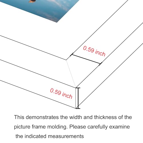 BESCRCL 12x16 Frame Wall Hanging Picture Frames, Black, 1 Pack - Image 8