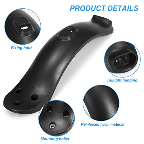 Scooter para-lama, Romacci Scooter para-lamas curto Ducktail para-lama traseiro para M365 para lama