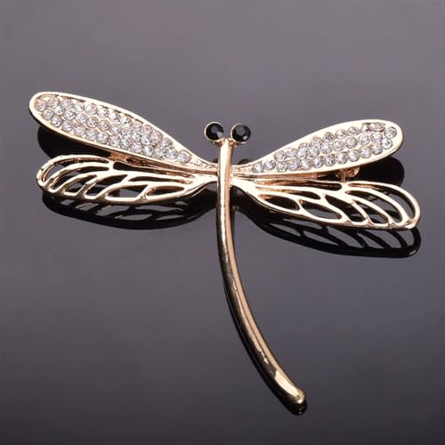 Image of women's animal brooch, rhinestone pearl cubic zirconia high-end temperament animal insect brooch clothing paired with jackets, pins, brooches suitable for women and girls