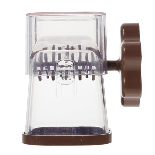 Garneck Trituradora Manual de Maní y Nueces Pequeña de Plástico Desmontable para Cocina y Uso al Aire Libre Picadora Práctica Multifuncional para Frutos Secos y Especias