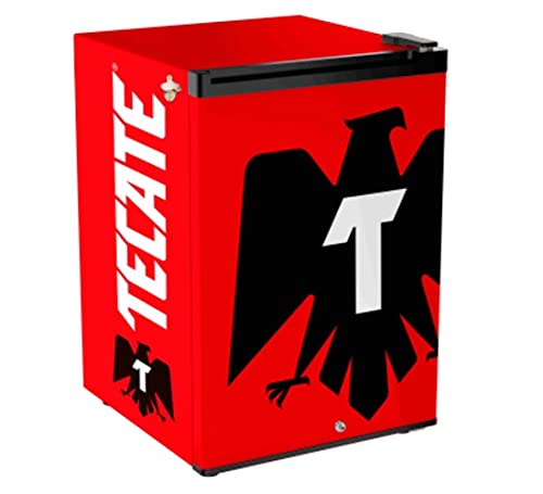 DACE - Frigobar 2.6 Pies Logo Tecate Rojo/Negro