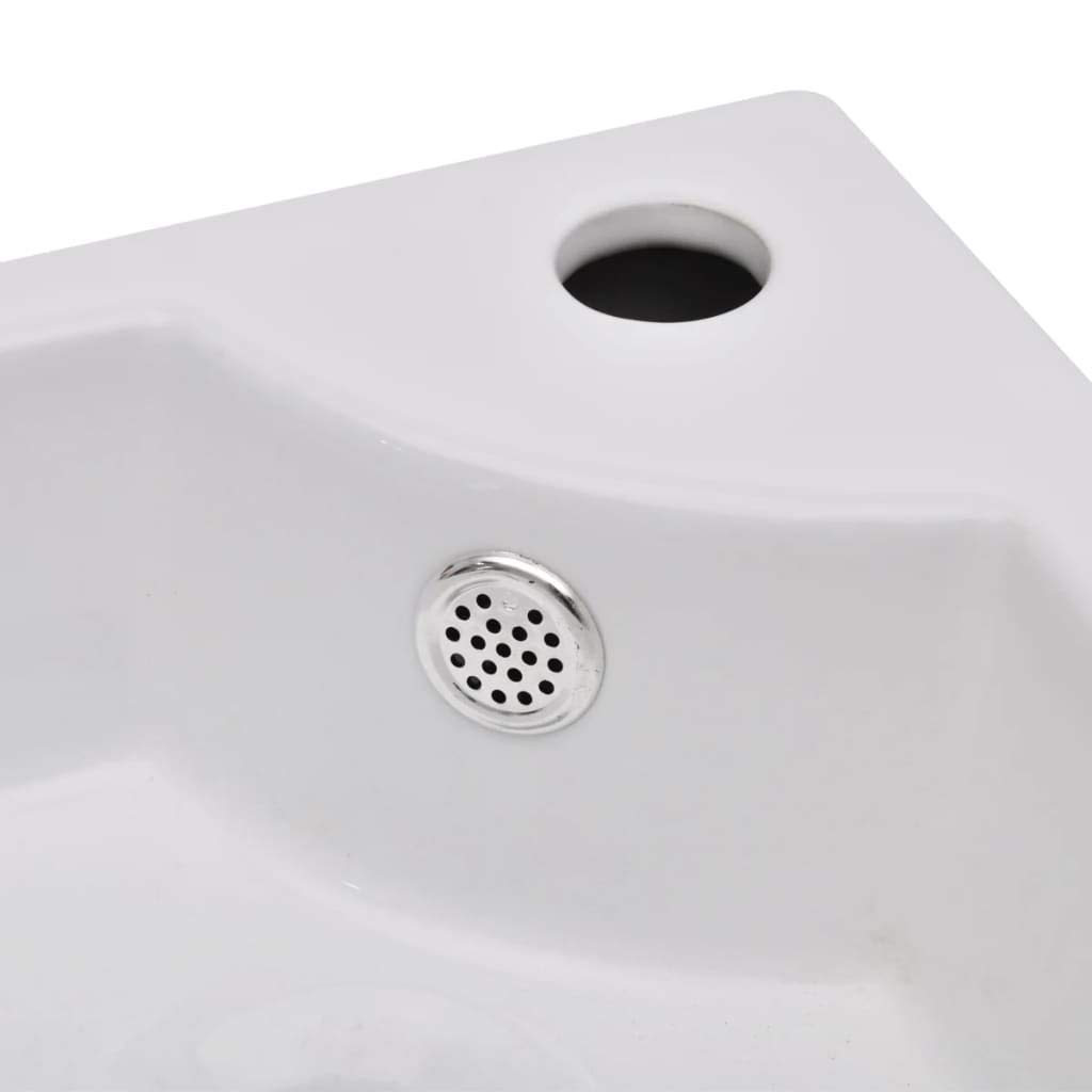 vidaXL Vasque à Poser Lave Main Céramique Lavabo Salle de Bain Salle d'Eau