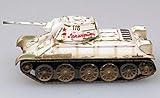 Easy Model WW2 Russian Army T-34/76 Model 1943 Spring Camouflage Tank 1/72 diecast